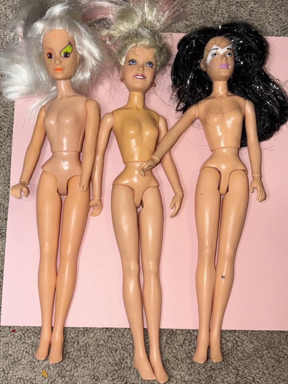 Roxy, Jem, & Jetta Jem and the holograms dolls